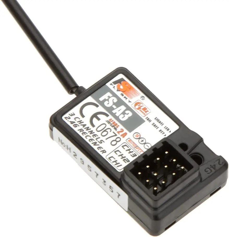Ricevitore OGRC Flysky FS-A3 AFHDS2A 2.4G 3CH per trasmettitore GT2E GT2G 2 pezzi