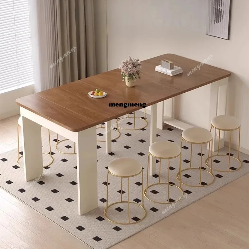 Expandable Oval Dining Table Set with Chairs