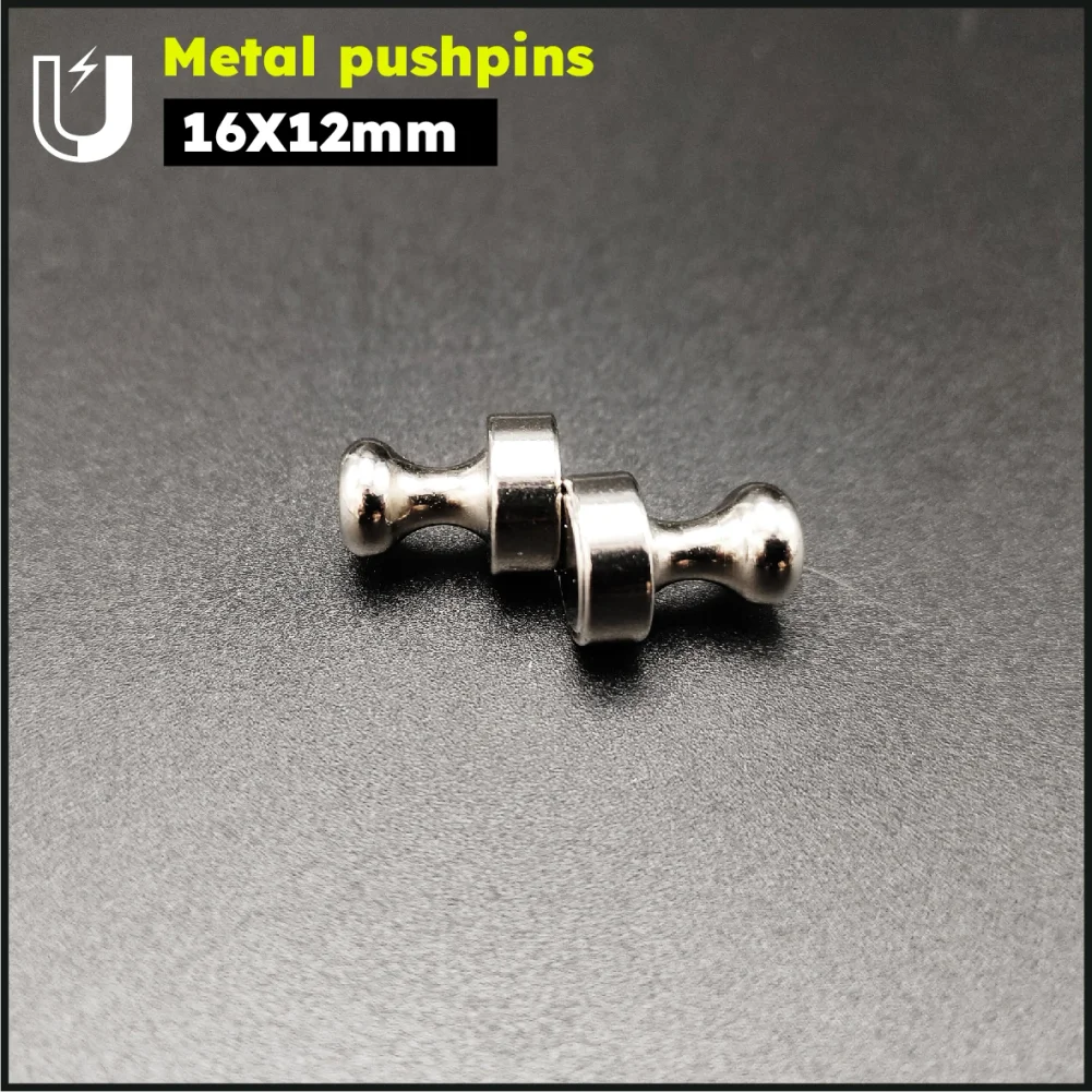 10/20/50 PCs Super Strong Neodymium Magnet Magnetic Pushpins Sucker Thumbtack Steel Magnet Push Pin for Refrigerator Whiteboard