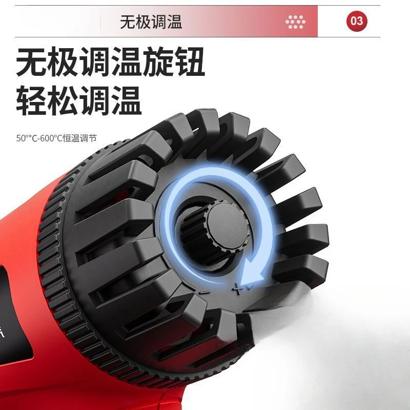 Handheld Hot Air Gun Industrial Plastic Welding Gun for Car Bumper Repair Household Welding Tools