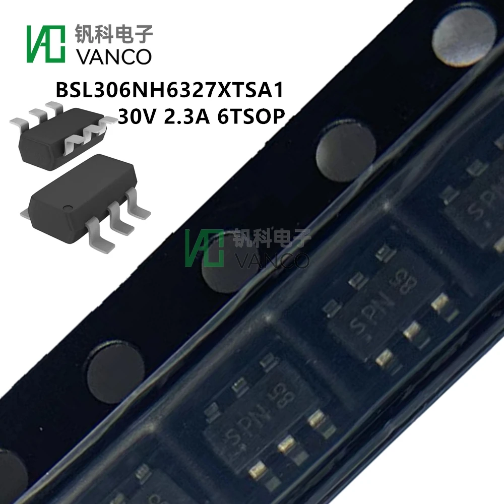 10pcs Transistor Kit BSL306NH6327XTSA1 MOSFET 2N-CH 30V 2.3A 6TSOP In Sctock
