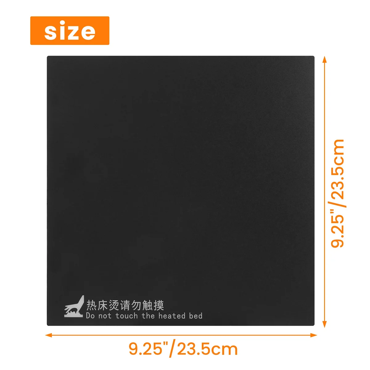 أفضل ملحقات الطابعة ثلاثية الأبعاد مقاس 235 × 235 مم ملصق منصة السرير الساخن مناسب لـ Ender-2 Ender-3