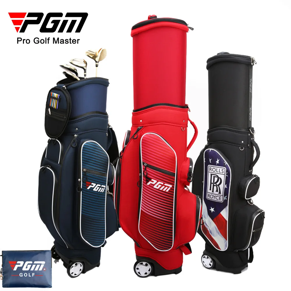 PGM golf waterproof ball bag ball bag men and women telescopic ball bag with tug golf bag