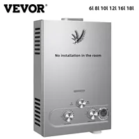 VEVOR LPG Water Heater Liquefied Petroleum Gas Water Heater 6L 8L 10L 12L 16L 18L