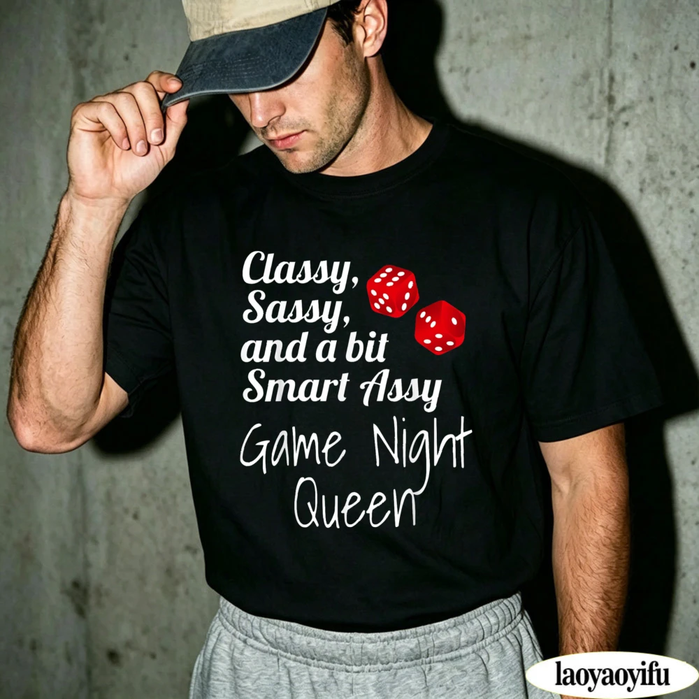Board Game Quote - เสื้อยืดพิมพ์ลายเกมไนท์ควีน ดีไซน์ตลก หรูหรา ดูดี มีสไตล์ พร้อมคำคม