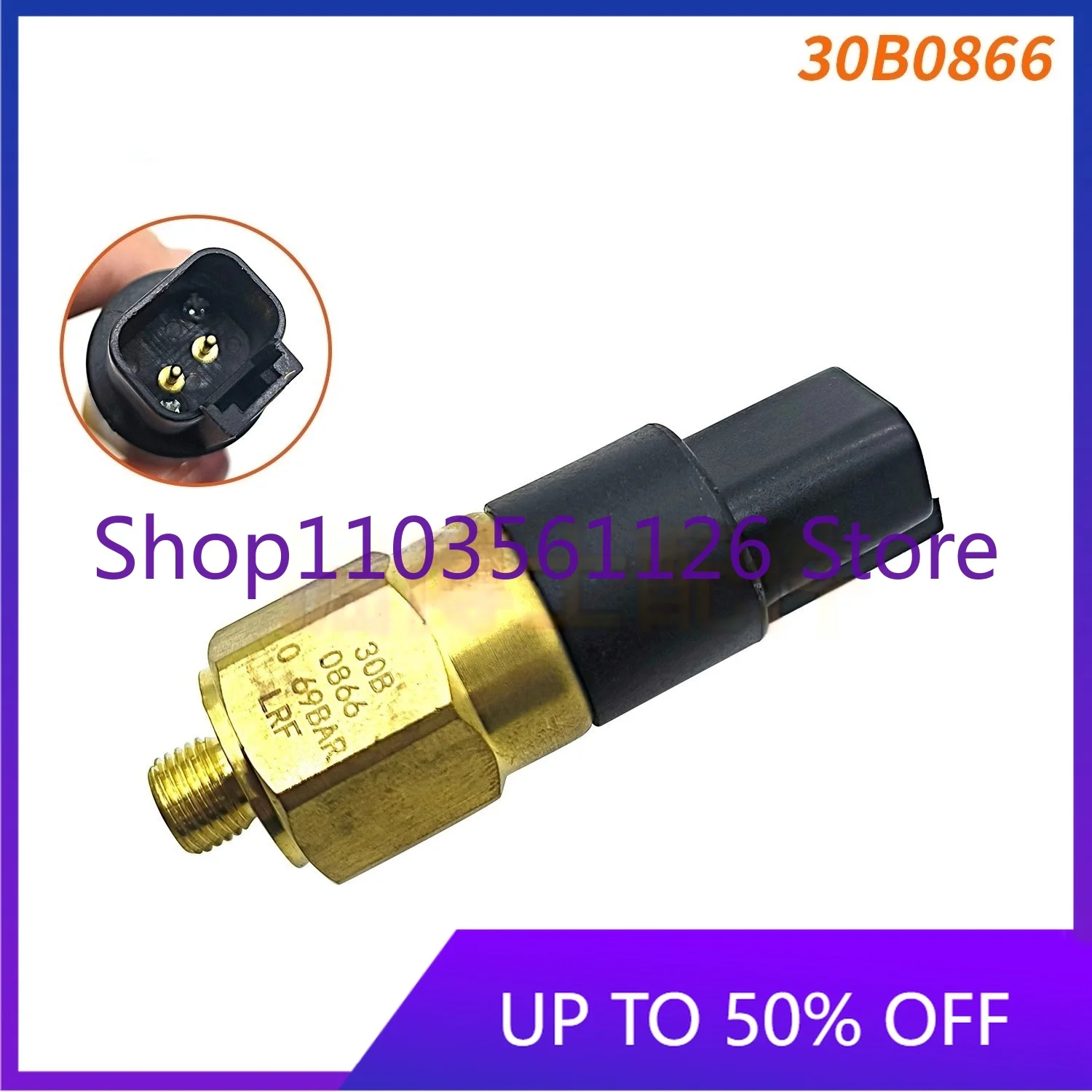 High Quality Oil Pressure Sensor for Excavator Liugong Automatic Idle Sensor 30B0642