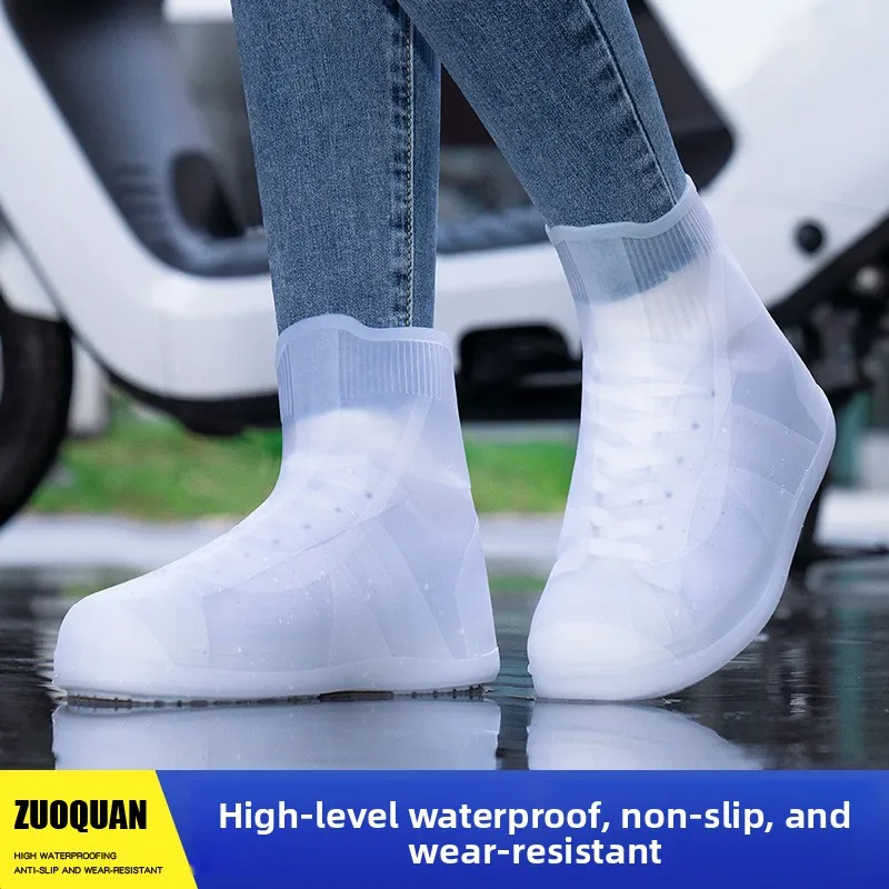 

Водонепроницаемые силиконовые утолщенные противоскользящие износостойкие чехлы для обуви от дождя для мужчин, женщин и детей, для использования на улице в дождливую погоду