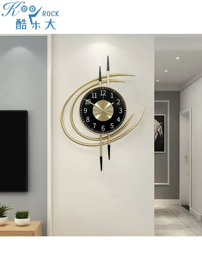 O olho da tempestade Ferro Art Relógio de parede, Silencioso Quarto Relógio, Decoração de parede, Moda
