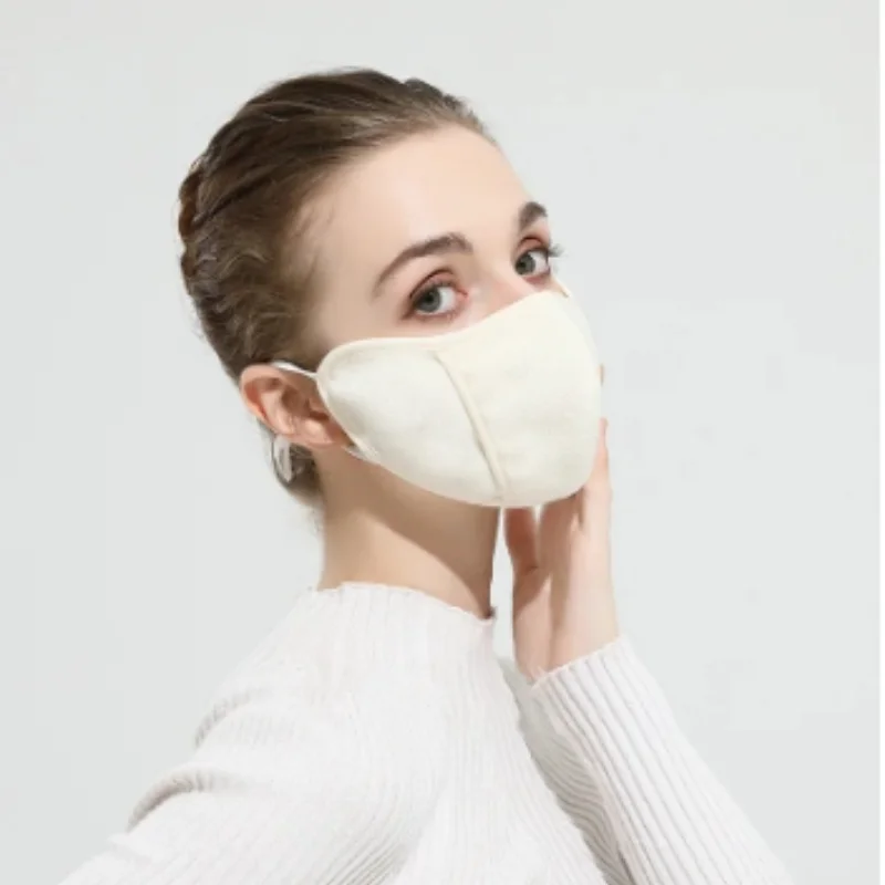 Winter Velvet Warm Mask For Riding Windproof And Dustproof Three-Dimensional Slimming Ear-Hook Mask