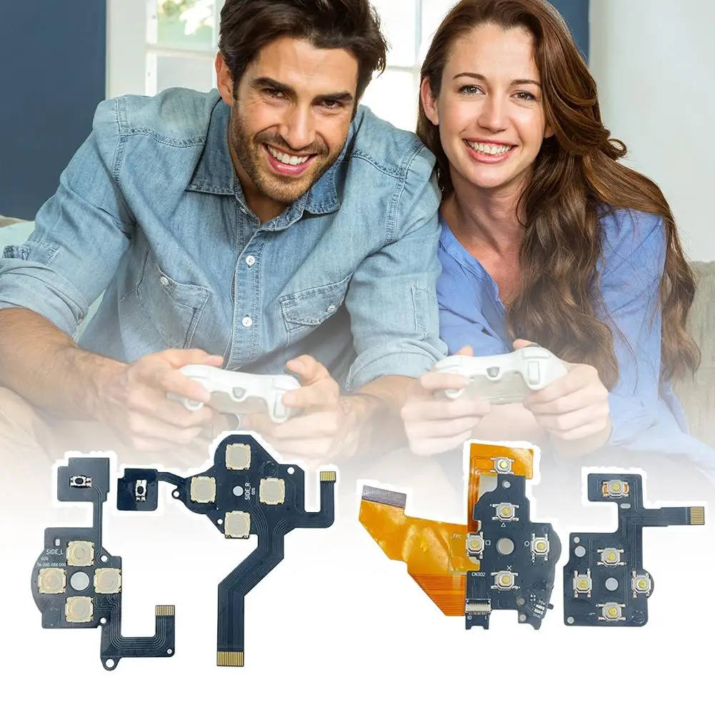 1Set For PSP1000 2000 3000 Controller Left And Right Ribbon Cable Tray Button Film Tray Conductive Film Tray Button Film Sticker