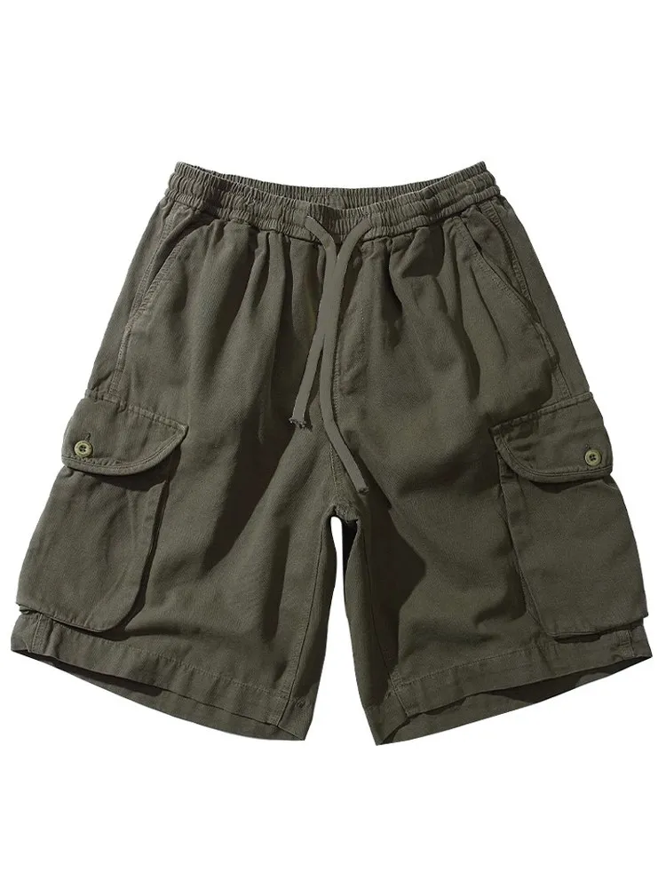 

Waed Спецодежда ort Брюки Мужские модные брендовые свободные прямые брюки с пятью точками Молодежные универсальные дышащие летние новые брюки до середины икры...