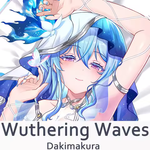 Wuthering Waves The Shorekeeper Dakimakura 2WAY Hugging Body Pillow Case Anime Pillow Cushion Cover