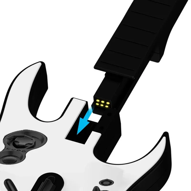 Imagem -04 - Controlador de Jogos sem Fio Guitar Hero Controle Remoto 2.4g Console Gamepad 5key Apto para pc Ps3 Banda de Rock