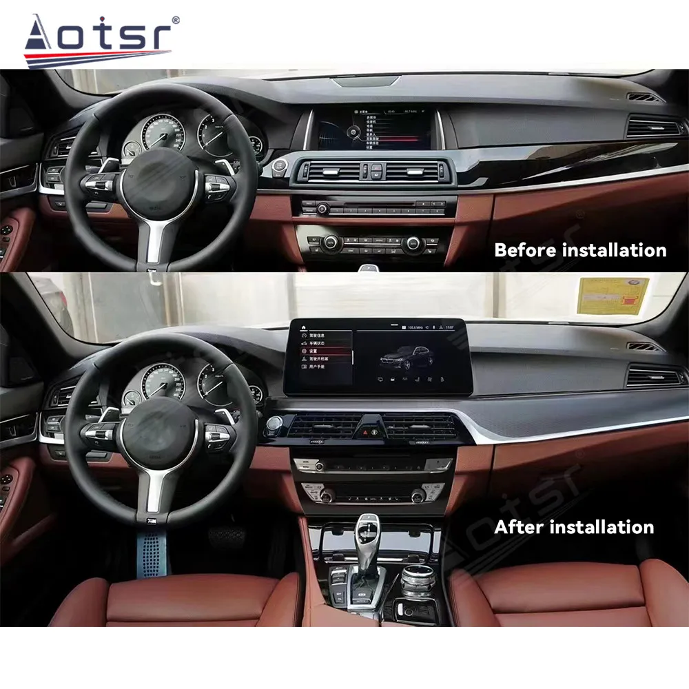 For BMW 7 Series 5 Series 2015 2016 2017 Android Car Multimedia Automotive GPS Navigation Car Radio Stereo AC Panel Head Unit