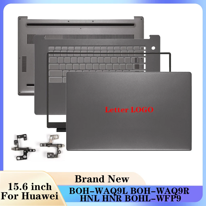 Laptop For Huawei Matebook D15 BOH-WAQ9L WAQ9HNL WAQ9HNR WAQ9R BOHL-WFP9 LCD Back Cover/Front Bezel/Hinge/Palmrest/Bottom Case