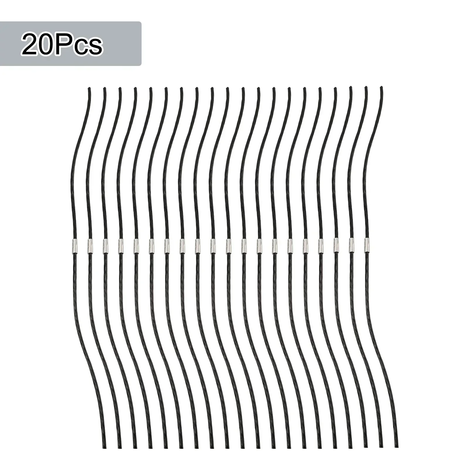 20pcs Trimmer Line Nylon Grass Trimmer Spoon Line F016800431 F016F04841 Replacement For AFS 23 To 37 Brush Cutters Lawn Mower