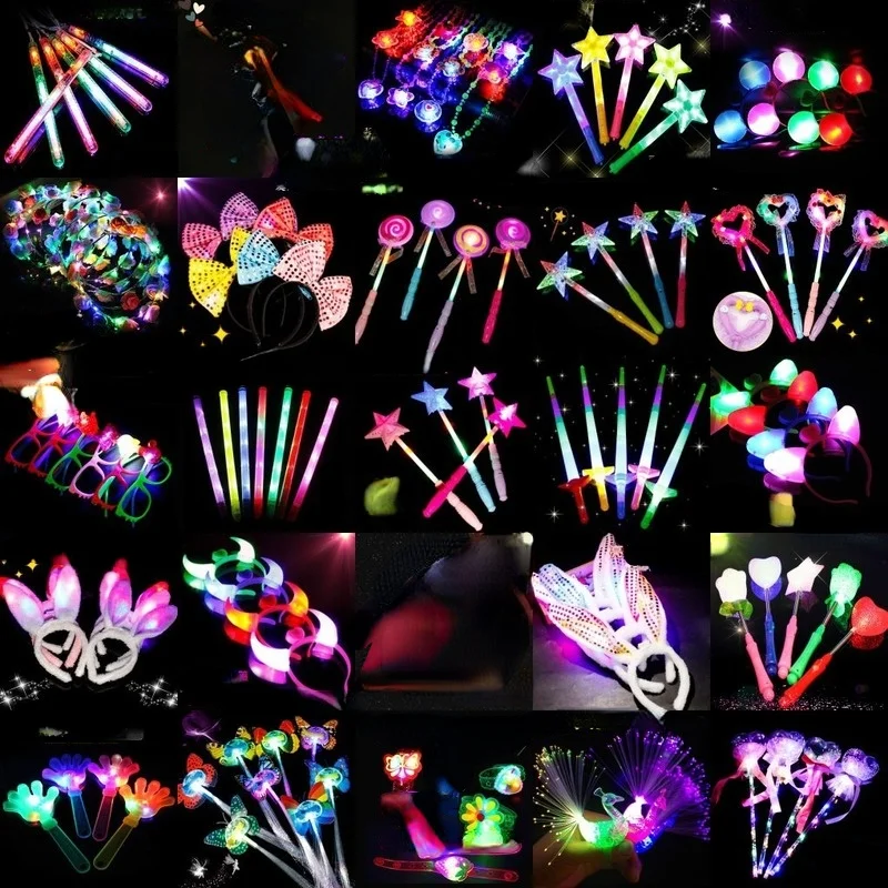 

24pcs Fashion New Glowing Glow Stick Fairy Adult Children Boys Girls Lights Toys Party Props Christmas Decoration