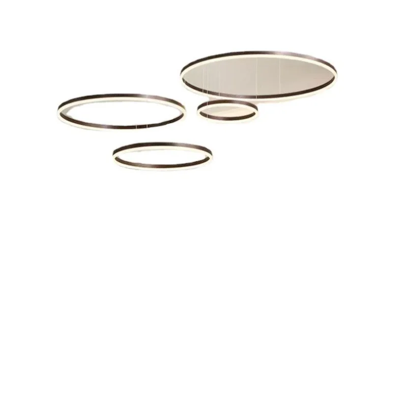 

Living room chandelier modern minimalist atmosphere new master bedroom dining room round