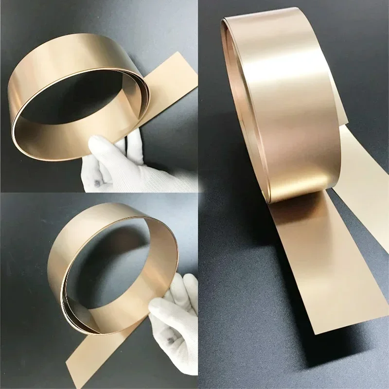 C5191 High Hard Phosphorous Copper Strip Wear-resistant Tin Phosphor Bronze Spring Elastic Copper Tape Foil Sheet Plate Metal