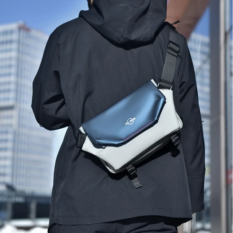 

Crossbody Bag,men's Functional Messenger Bag, Chest Bag, Casual Phone Pouch, Women's Outdoor Sports Riding Fashion Messenger Bag