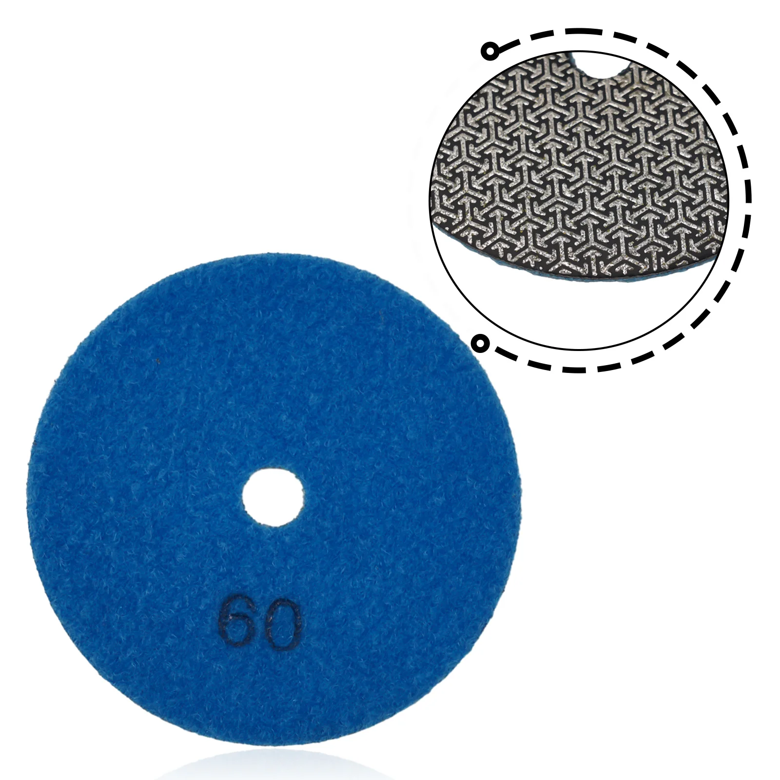 1pcs 4Inch Electroplated Diamond Dry Polishing Pad 60/100/200/400 Grit For Granite Marble Sanding Disc Power Tool