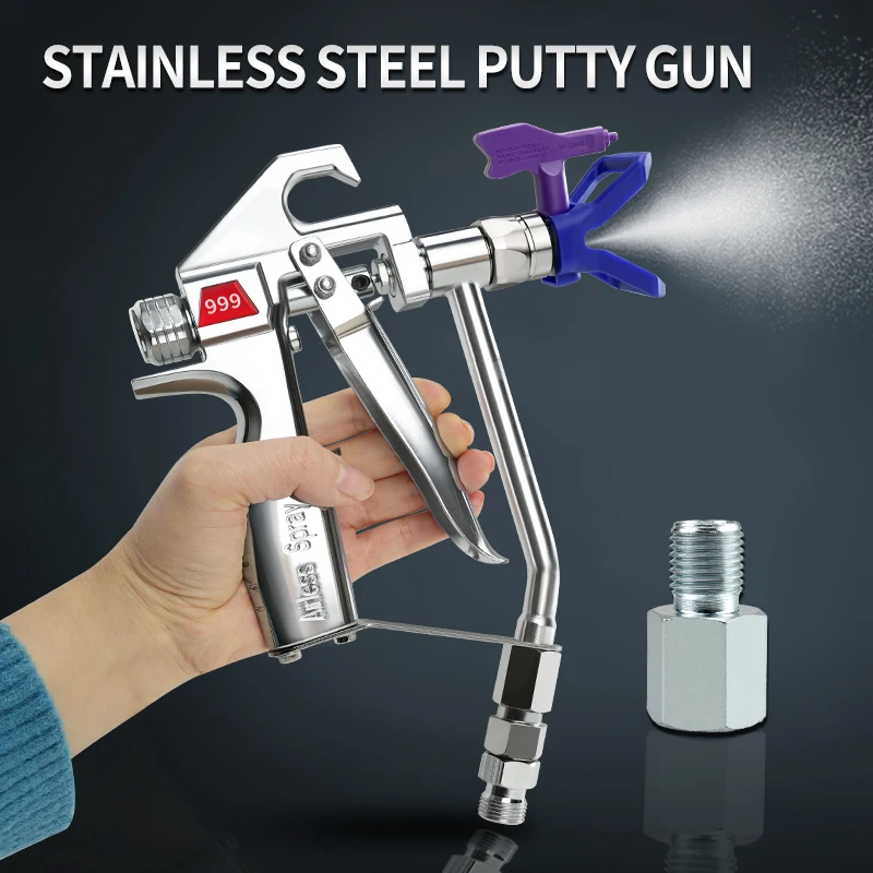 Airless Paint Spray Gun with Tip Guard,655 TIP and 3/8\