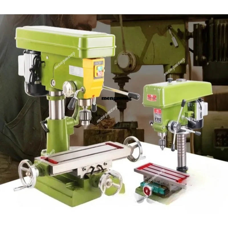 Industrial desktop drilling and milling machine, bench drill multi-functional high-power adjustable speed small drilling
