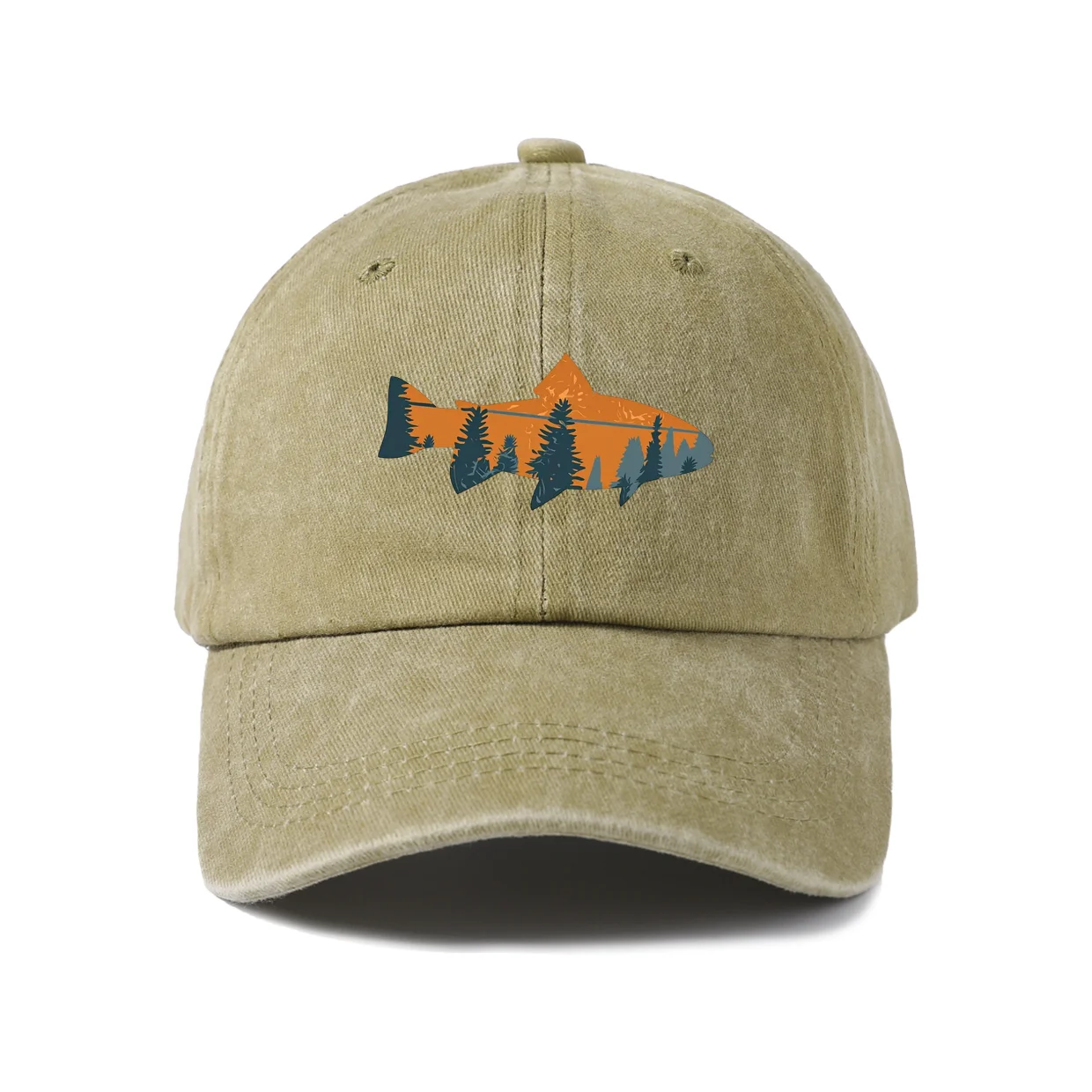 Expressive Slogan Graphic Graphic Baseball Cap, Vintage Washed Adjustable Unisex Dad Hat, Casual Gift