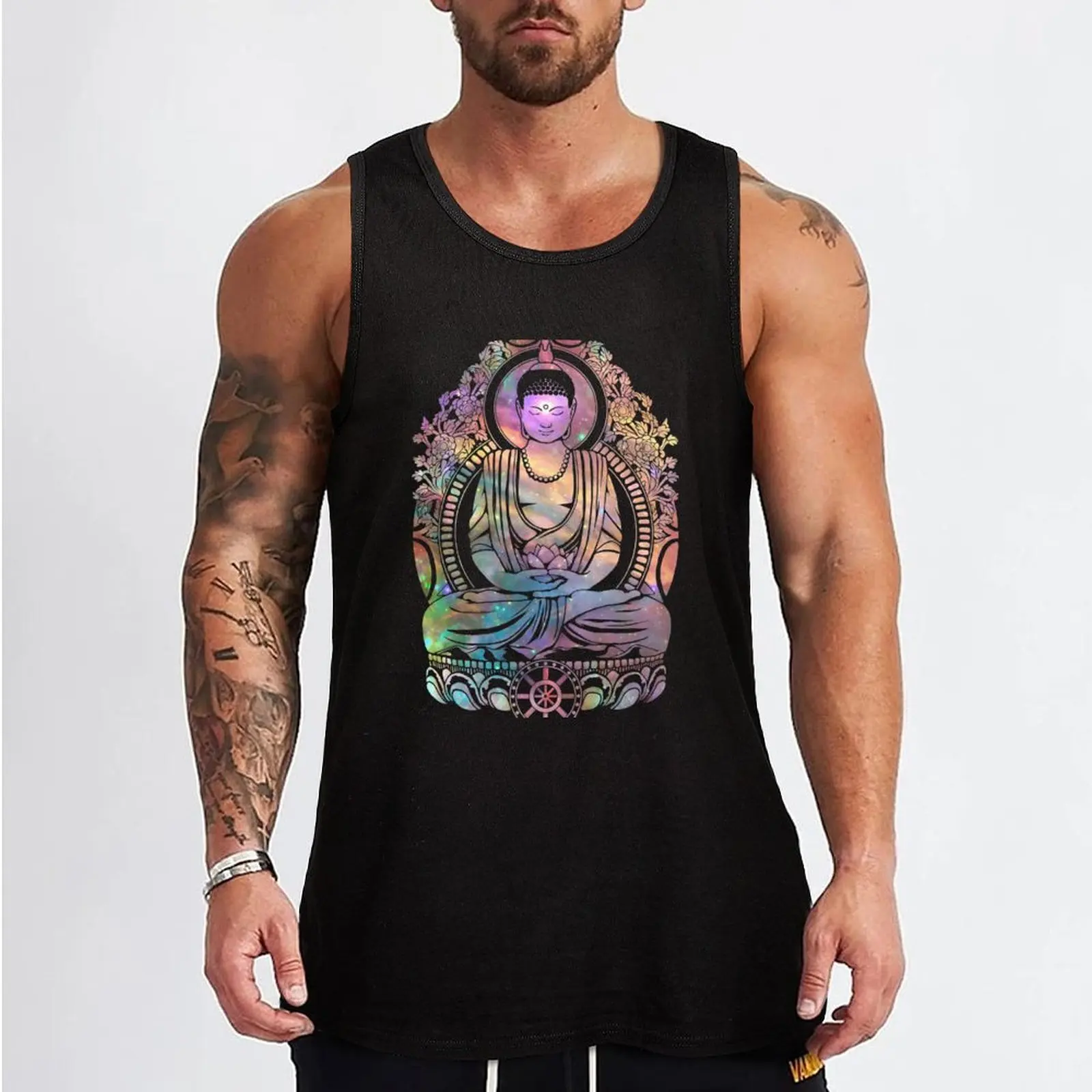 Cosmic Bodhi Tank Top sleeveless gym shirt man fitness clothes for men summer