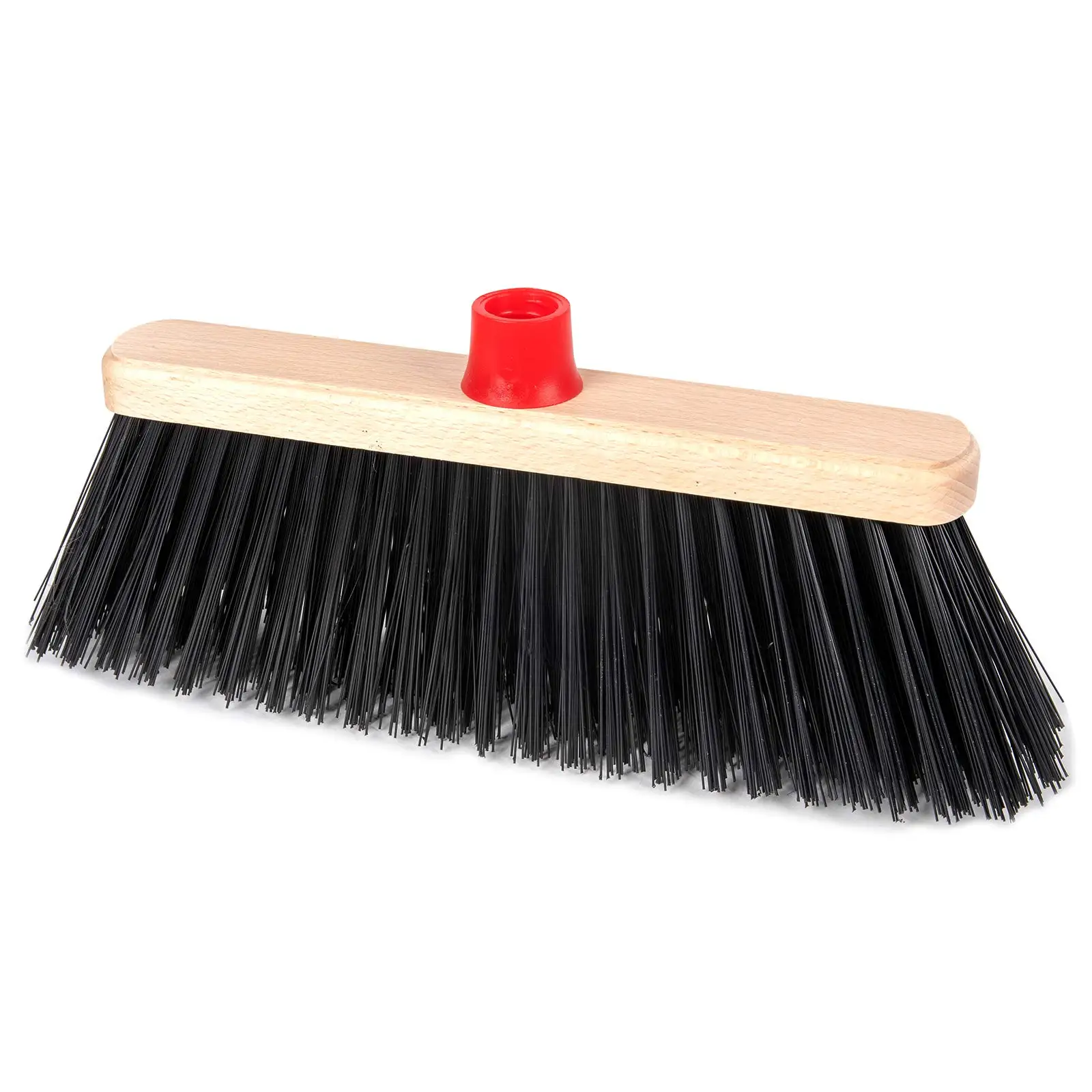 La Briantina industriële buitenbezem voor tuinen, balkons en oprit, robuust met dichte en stevige borstelharen, breedte 27,5 cm, meerkleurig.
