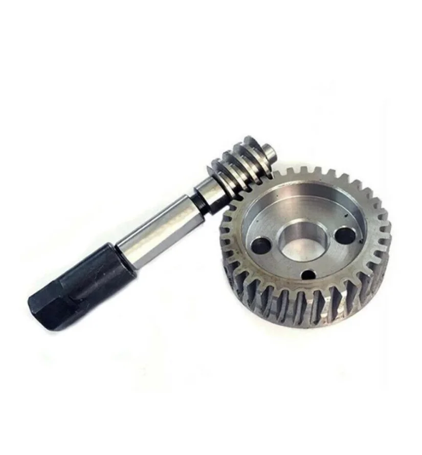 CNC Milling Machine Parts -Adjustable Worm +Turbine Gear For Bridgeport Mill Tool 2pcs