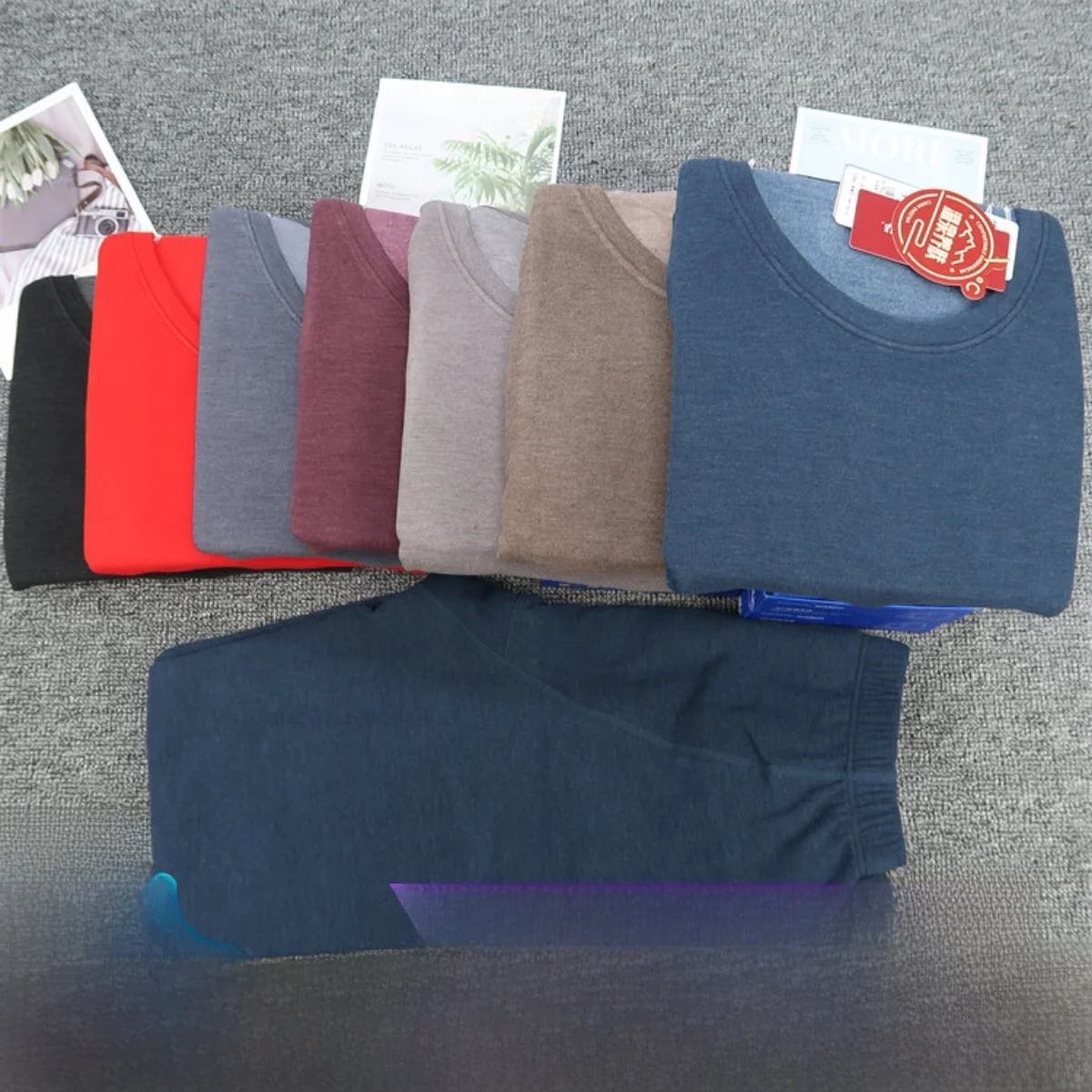 men's-warmth-wool-underwear-round-ne-thermal-wear-skin-nouriing-long-pants-long-sve-base-layer-thermal-set-brother-flower