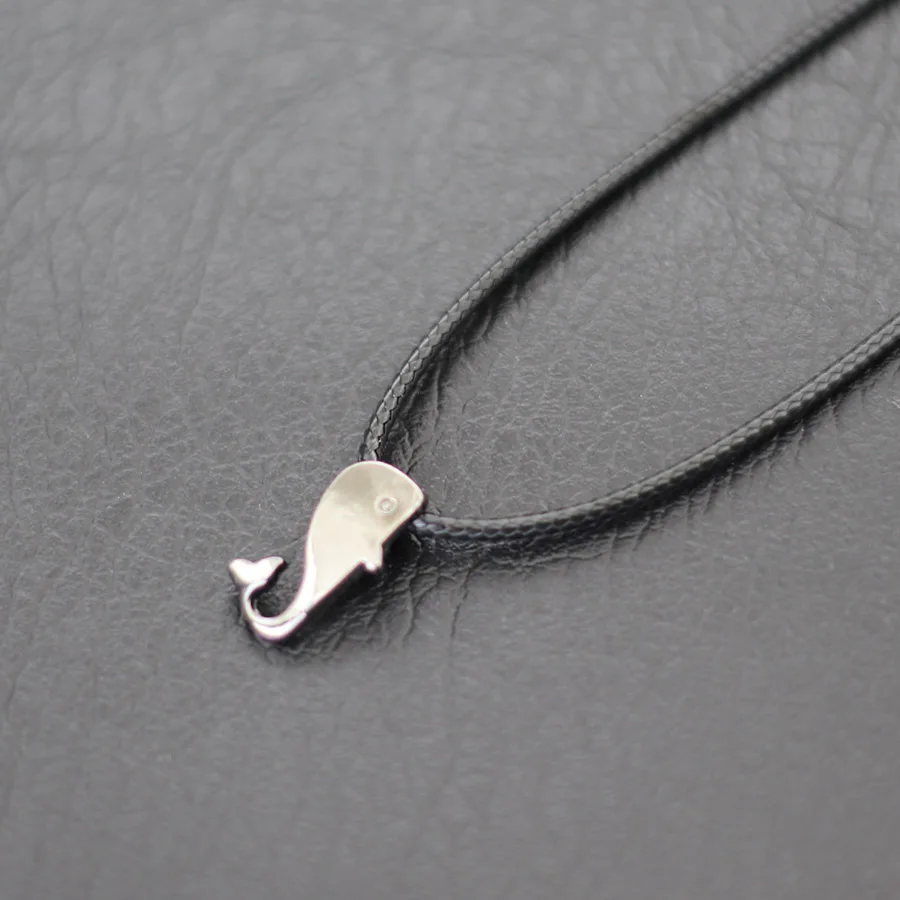 24 Inches Marine Animal Manta Shark Whale Necklace Men Choker Collar Beach Surfing Neck Accessories Pendant Jewelry Gift For Him