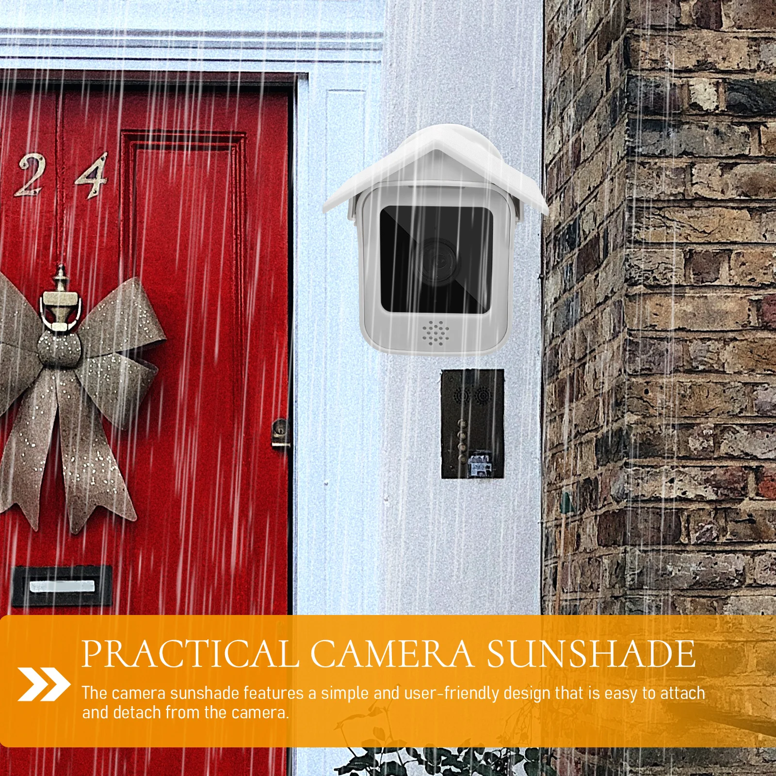 ฝาครอบกล้องติดผนังน้ำหนักเบาสำหรับ V3 เคสป้องกันพลาสติก ABS ที่ทนทานกันน้ำบังแดด