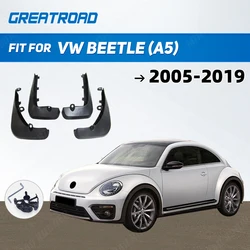 폭스바겐 비틀 2005 2019 머드 플랩 세트, 스플래시 가드, 전면 후면 머드 플랩, 머드 가드, 2013 2014 2015 2016