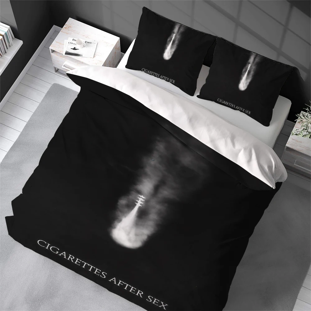 C-Cigarettes After Sex Duvet Cover Set Home Style Bedding Soft Laundry Cotton Bed 3 Piece Set Student Dormitory Gift