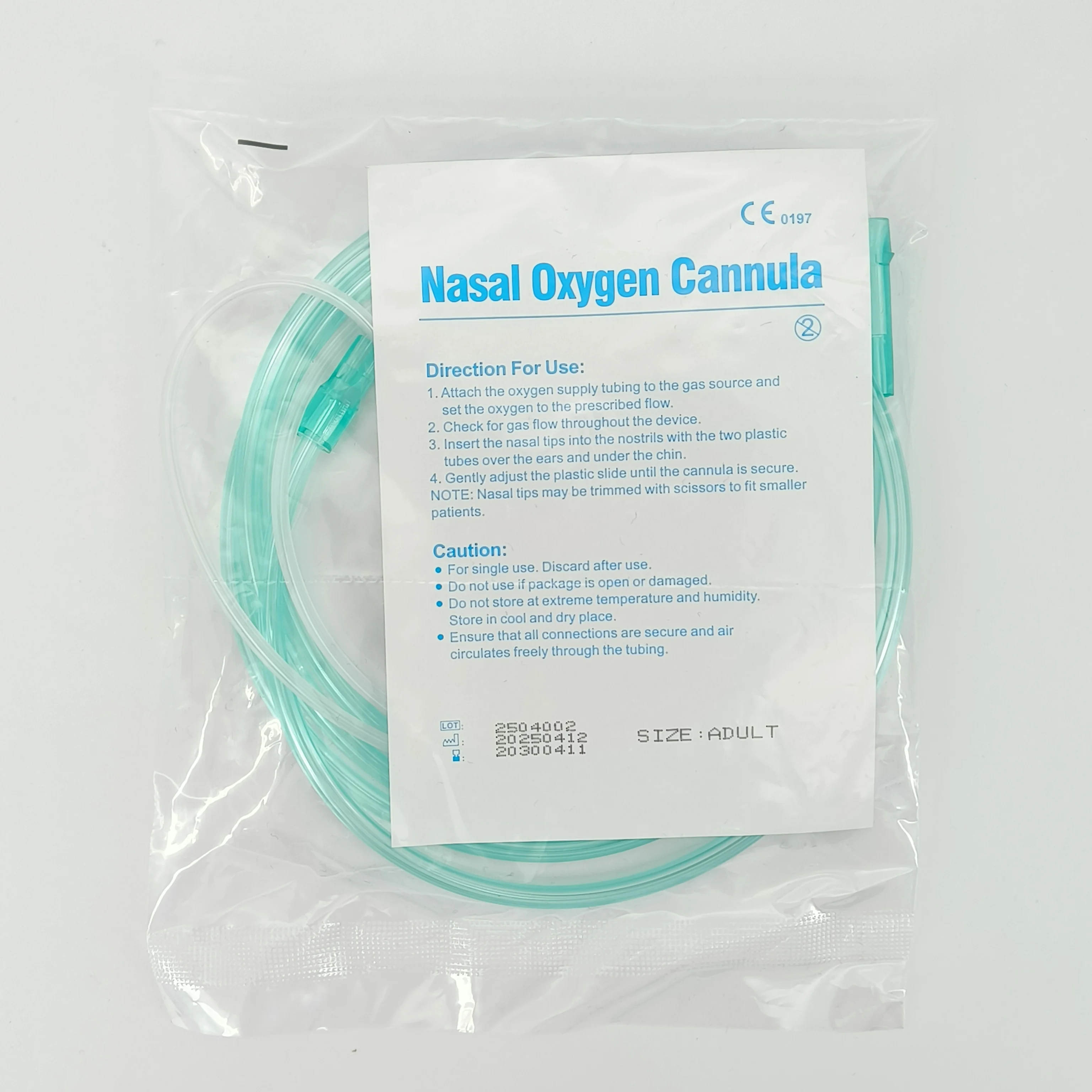 15Pcs Nasal Oxygen Cannula Disposable Oxygen Tubes Double Stuffy Nose Tubing Plastic Nasal Tube Nasal Oxygen Tubes 2.0M