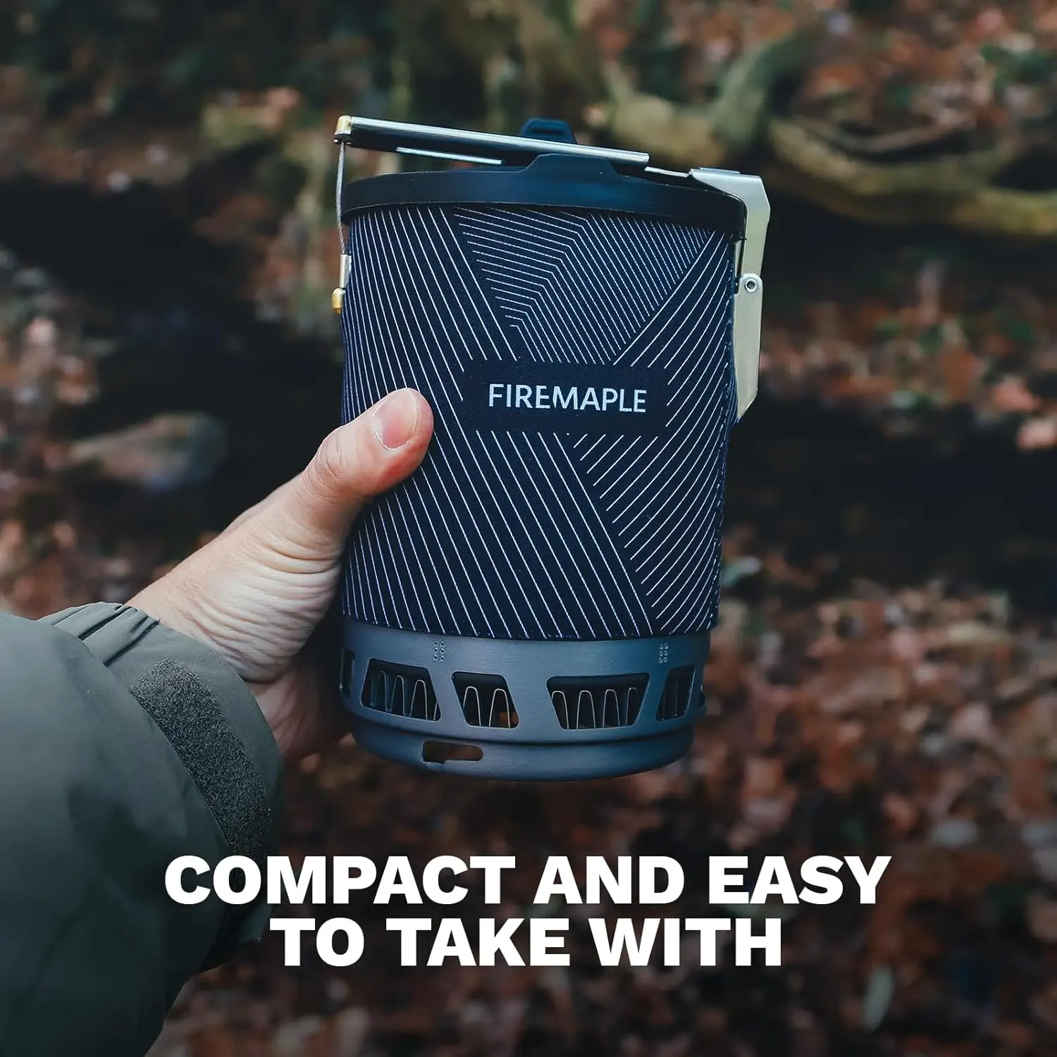 Compact Backpacking Stove for Hiking and Camping - Fast Boiling, Lightweight Outdoor Cooking Gear