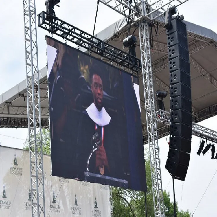 Panel de escenario pantalla Rgb gabinete ultrafino para exteriores 500*1000mm P4.81 pantalla SMD1921 a todo Color módulo de pantalla de vídeo Led