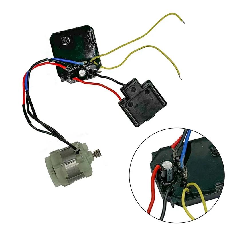 ABPQ-Brushless Motor Assembly With Pins Foot For 4In 6In 8In Electric Chain Saws Brushless Electric Chain Saw Motor Assembly