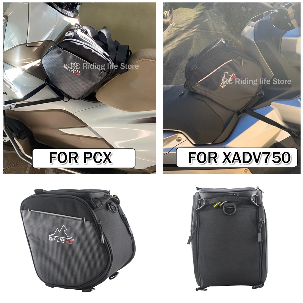 Motorcycle Scooter Tunnel Bag 15L Navigation Tank Bag Tool Bag For Honda ADV150 XADV 750 NSS350 For BMW For SUZUKI For YAMAHA