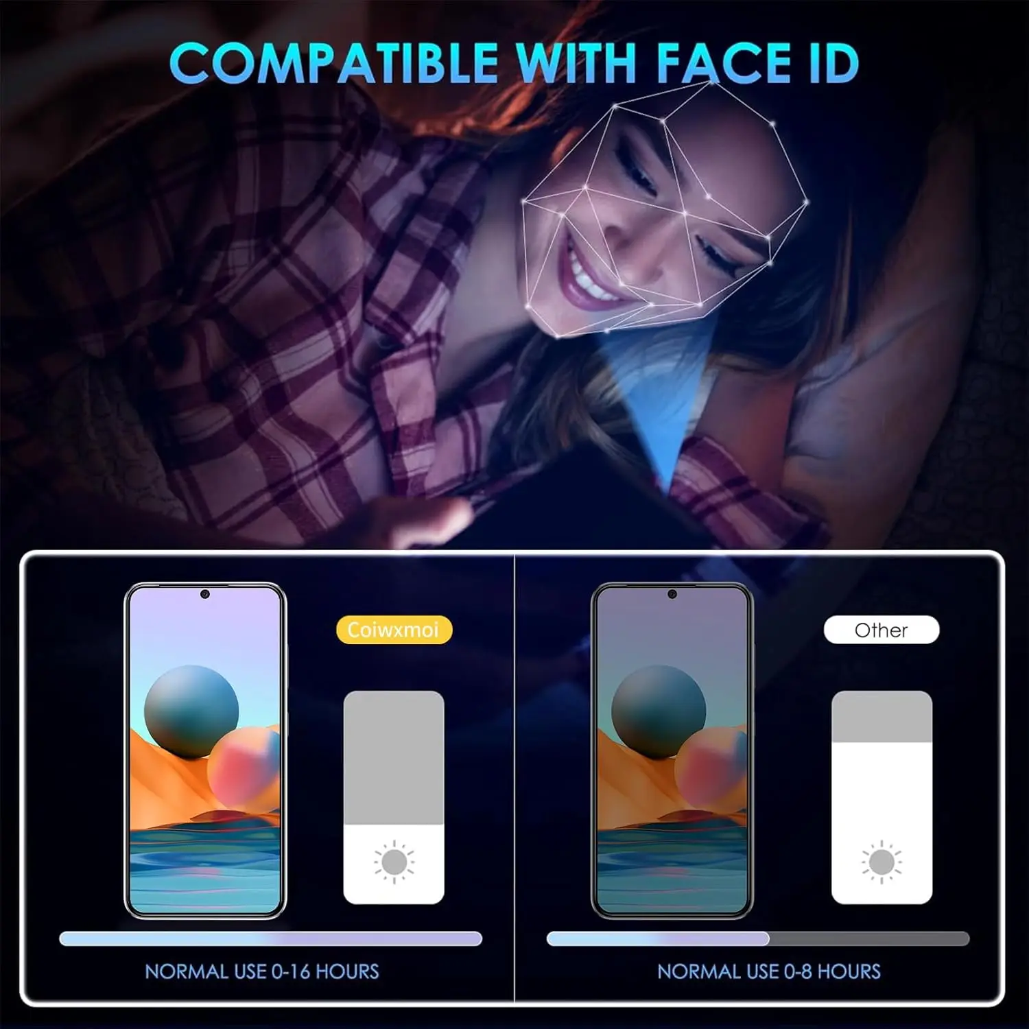 قطعتان من واقي شاشة الخصوصية الزجاجي لهاتف Xiaomi Redmi Note 10 Pro 9H من الزجاج المقسى #5