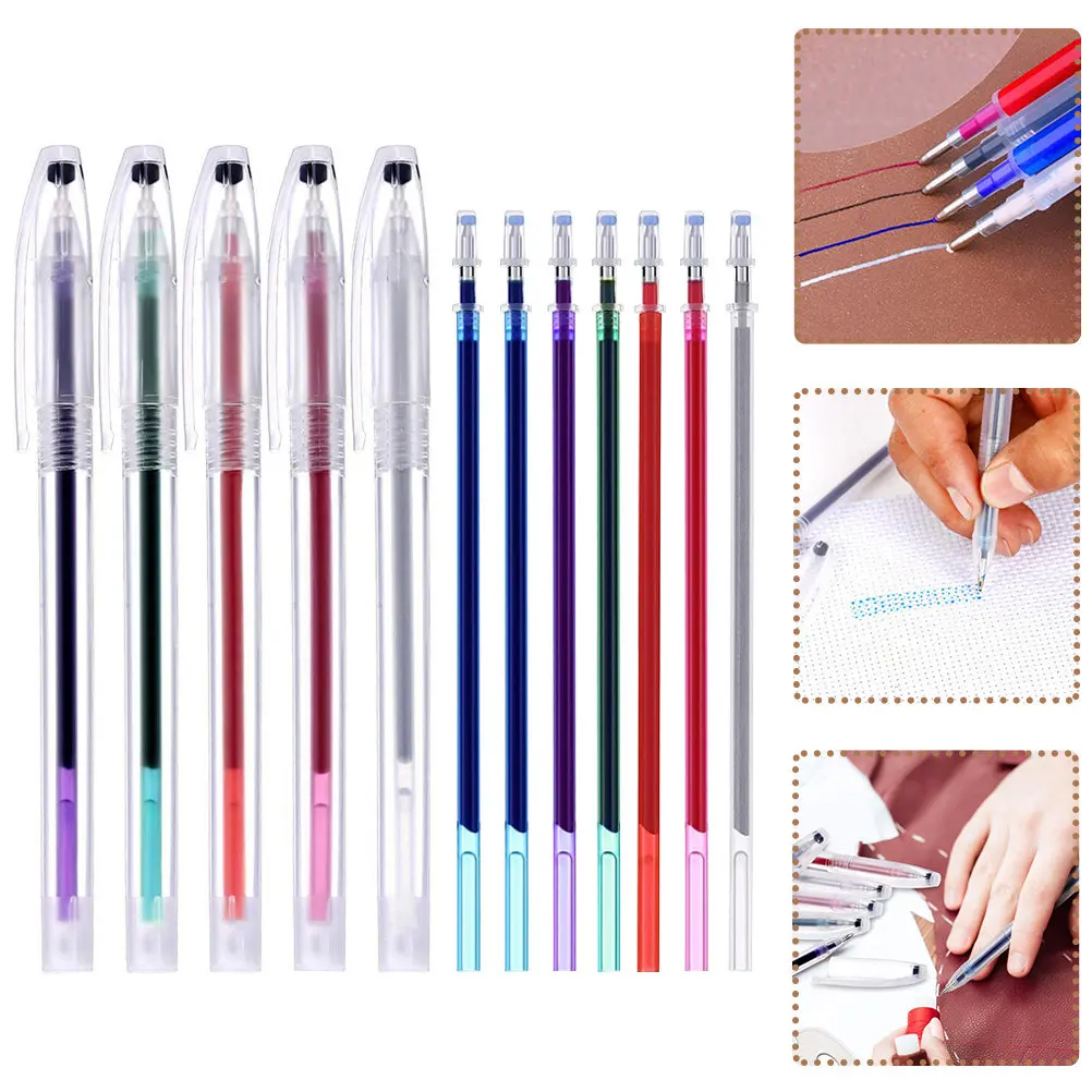 

1Set Water Soluble Fabric Pens Marking Tools for Sewing Quilting Portable Smooth Writing Reliable Durability Daily Use