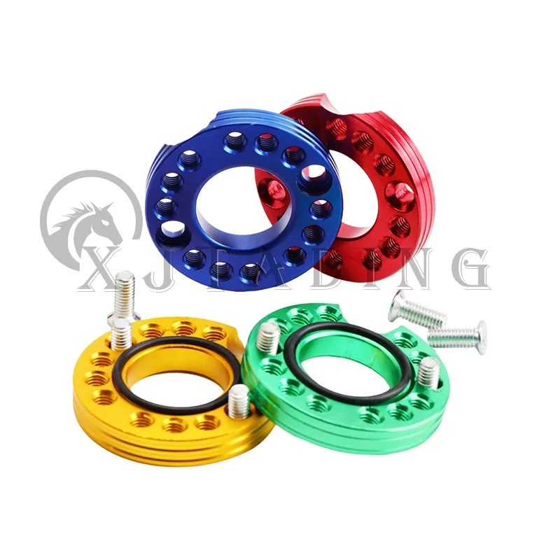 28mm CNC Carburetor Inlet Manifold Adjuster Spinner Plate Adaptor For 90cc 110cc 125cc ATV Pit Dirt Bike Motorcycle Accessories