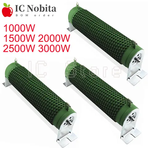 RXG20 High Power Ceramic Wirewound Resistor 1000W 1500W 2000W 2500W 3000W  Brake Resistor Load Resistor 5 10 20 30 50 100 Ohm