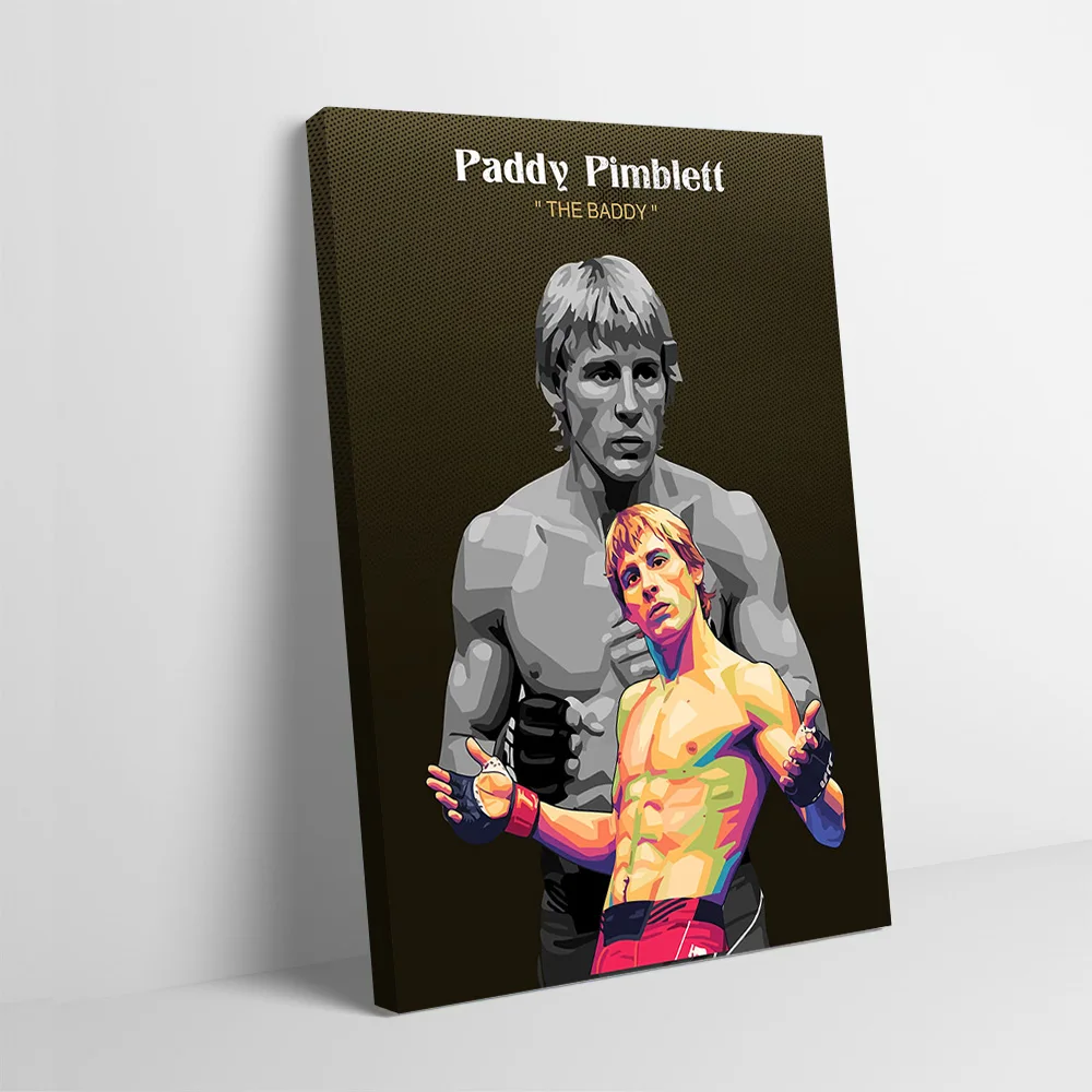 Paddy Pimblett 'The Baddy' Portrait Printing Poster Customizable Pictures Wall Art Canvas Painting for Aesthetic Decoration Room