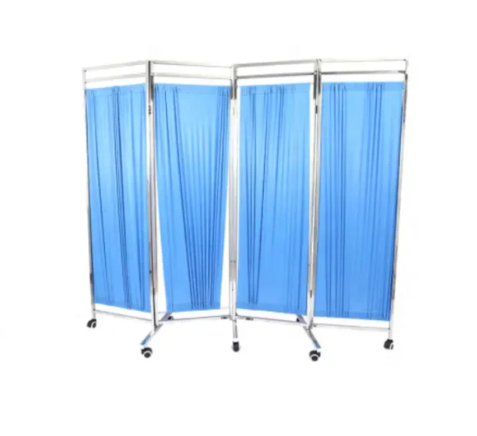 Foldable Medical Screen Metal Hospital Outpatient Movable