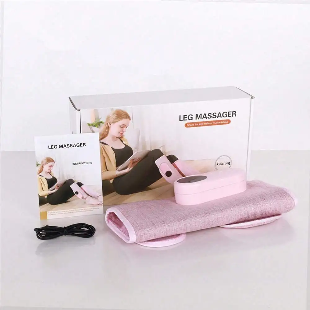 

1 pair leg massager, home calf massager, air wave airbag simulation massage, heated hot compress, rechargeable, leg beauty