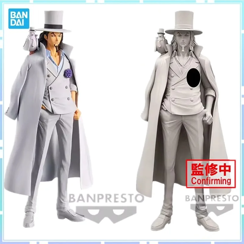 Bandai Original Banpresto Anime One Piece DXF Wanno Country 17cm Rob Lucci PVC Action Figure Collectible Model Toys