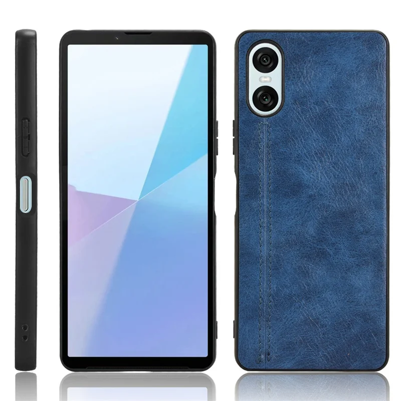 For Sony Xperia 10VI Case Suture Soft Edge PU Leather Hard Phone Cover For Sony Xperia 10VI 10 VI 2024 Case